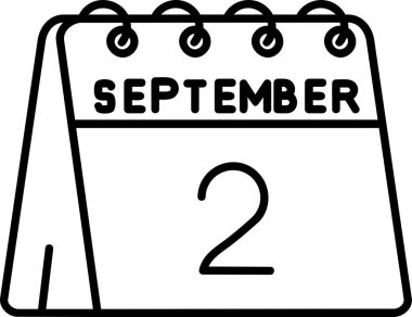 Takvim simgesi tasarımı, vektör illüstrasyonu