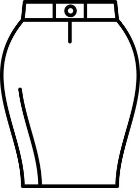 şort ağ simgesi, vektör illüstrasyonu