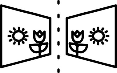 kitap simgesi, vektör illüstrasyonu