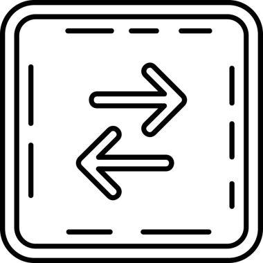 ok simgesi vektör illüstrasyonu