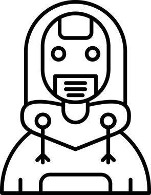 astronot astronot uzay simgesi ana hat biçiminde