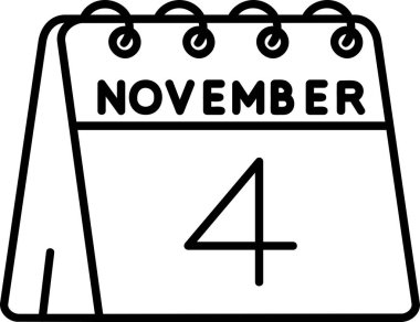 Kasım Kasım Kasım takvim simgesi