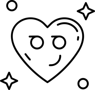 kalp simgesi, vektör illüstrasyonu
