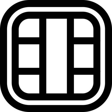 Bir b simgesinin vektör illüstrasyonu