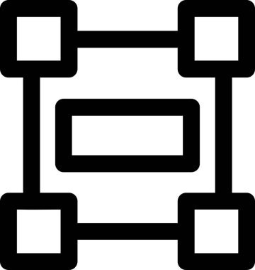 Barkod simgesi, vektör çizimi