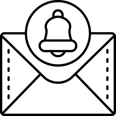 e- posta zarfı harf simgesi