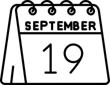 15 Eylül - Takvim simgesi tasarımı