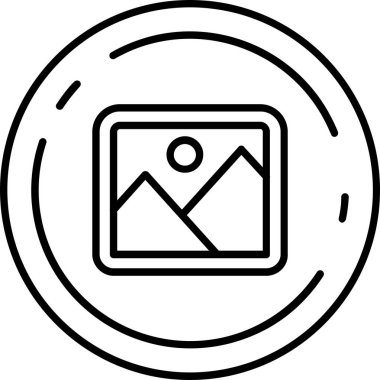 fotoğraf çerçevesi vektör illüstrasyonu