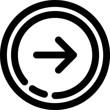 yön ikonu vektör illüstrasyonu