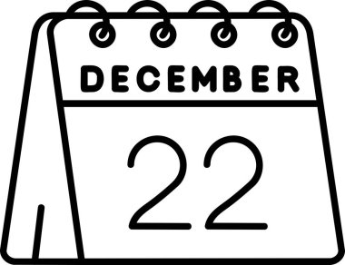 Takvim simgesi vektör illüstrasyonu