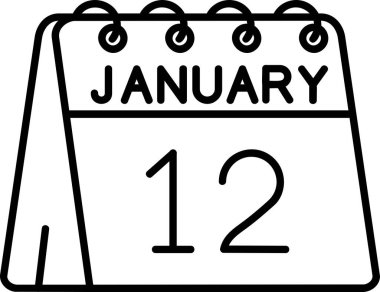 Takvim simge tasarlamak vektör