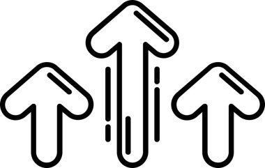 ok simgesi vektör illüstrasyonu