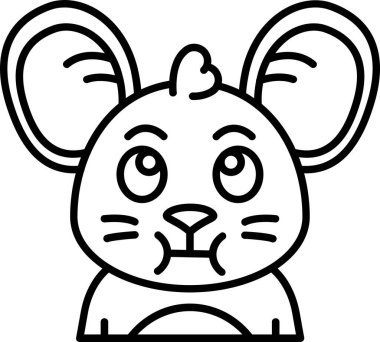 hayvan yüzlü fare simgesi