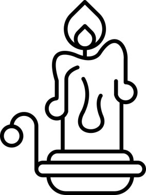 mum mum simgesi taslak biçimi