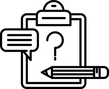 Belge. Web simgesi basit illüstrasyon