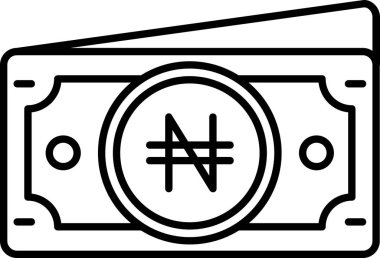 Taslak biçiminde fatura nakit dolar simgesi