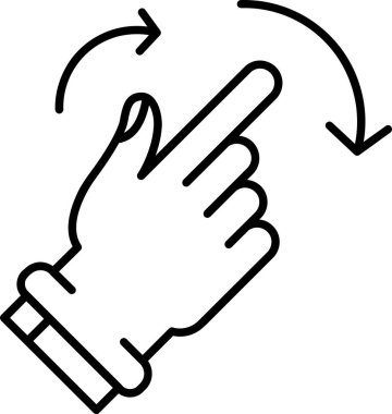 İmleç simgesine ana hat biçiminde tıklayın