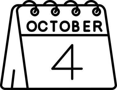 Takvim simgesi, vektör çizimi