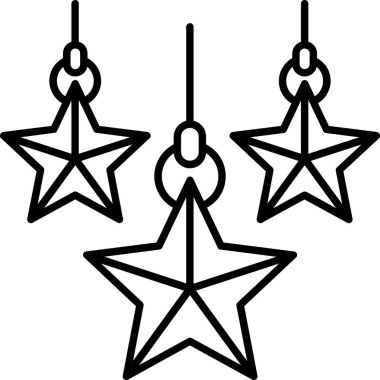 Noel süslemeleri dekorasyon simgesi