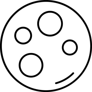 Göz. Web simgesi basit illüstrasyon