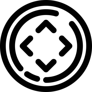 Para para birimi simgesi ana hat biçiminde