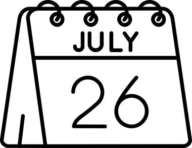 Takvim simgesi tasarımı, vektör illüstrasyonu