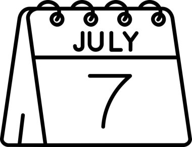 Takvim simgesi vektör illüstrasyonu