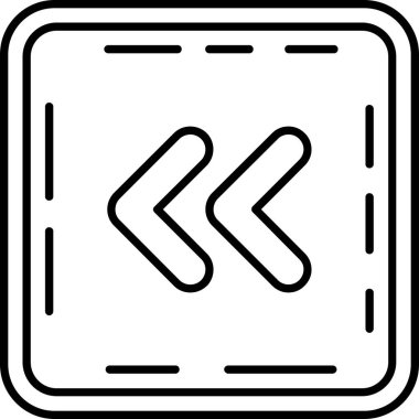 ok aşağı yön simgesi