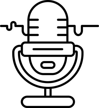 ses mikrofonu. Basit tasarım