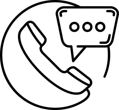 çağrı merkezi müşteri simgesi, basit tasarım