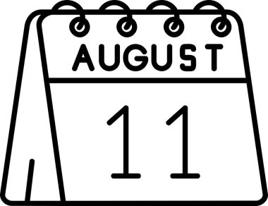 Takvim simgesi, vektör çizimi