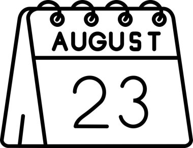 takvim 2 Ağustos simgesi