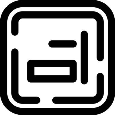 ana hat biçiminde kod kod arayüzü simgesi