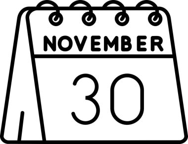 Kasım 0 - Takvim simgesi