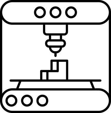 Elektronik aygıtlar donanım kategorisindeki bilgisayar donanım simgesi