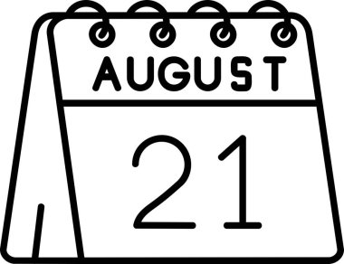 Takvim simgesi tasarımı, vektör illüstrasyonu