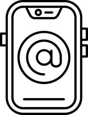 e- posta simgesi. özet vektörü.