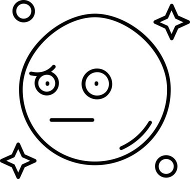 Çizgi çizen ay karikatürü