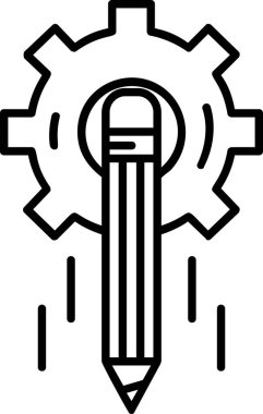 Teçhizat Web simgesi basit illüstrasyon