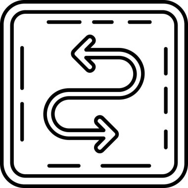 ok simgesi vektör illüstrasyonu