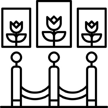 Bir ağaç simgesinin vektör illüstrasyonu