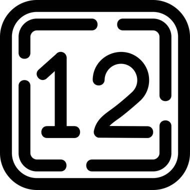 Takvim simgesi, vektör çizimi