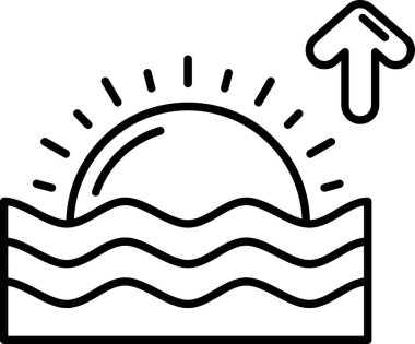 Su. Web simgesi basit tasarım