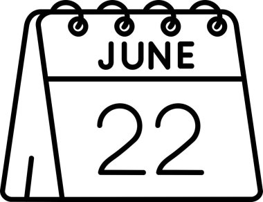 Takvim simgesi tasarımı, vektör illüstrasyonu