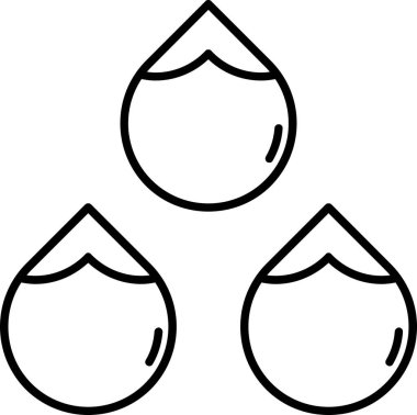 Su damlası. Basit tasarım