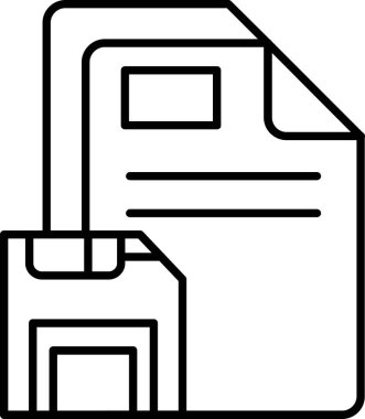 Dosya. Web simgesi basit illüstrasyon