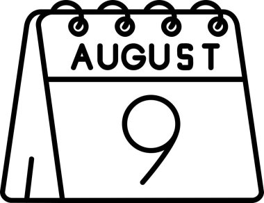 Takvim simgesi tasarımı, vektör illüstrasyonu