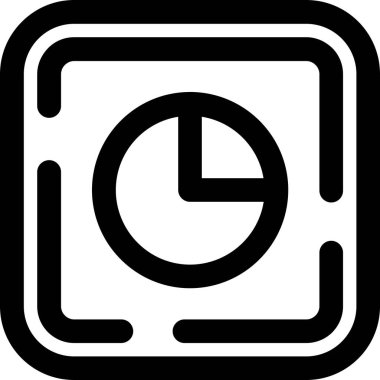 Saat simgesi vektör illüstrasyonu