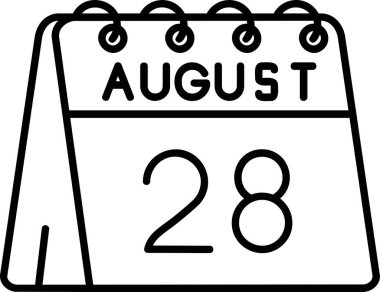 Tek günlük takvimde 25 Ağustos tarihi