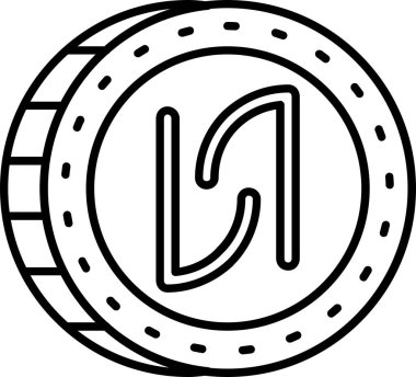 Modern bir simgenin vektör illüstrasyonu